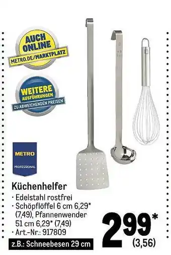 METRO Küchenhelfer Angebot