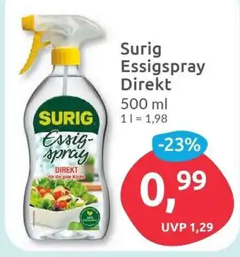 Budni Surig Essigspray Direkt 500ml Angebot