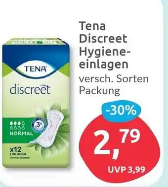 Budni Tena Discreet Hygiene-Einlagen Angebot