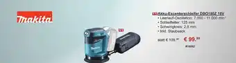 Stabilo Fachmarkt Makita akku-excenterschleifer dbo180z 18v Angebot