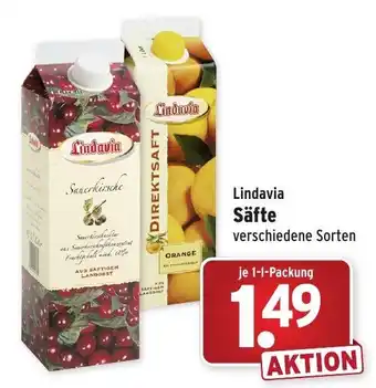 Wasgau Lindavia Säfte 1L Angebot