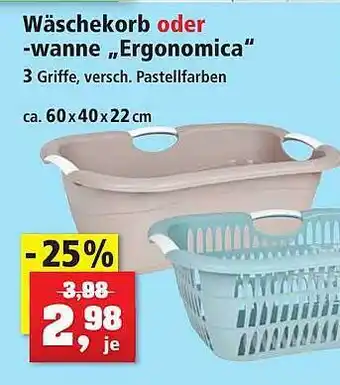 Thomas Philipps Wäschekorb oder -wanne „ergonomica“ Angebot