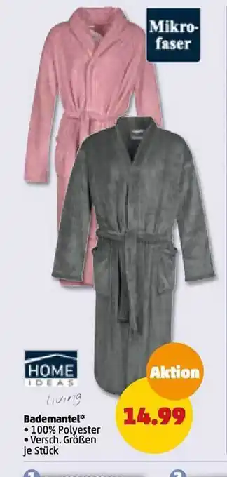 PENNY Home ideas bademantel Angebot