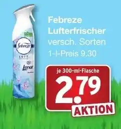 Wasgau Febreze Lufterfrischer 300ml Angebot