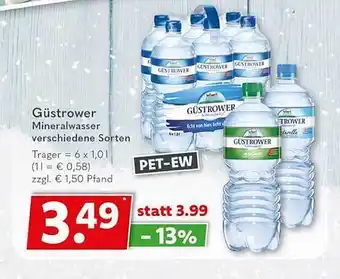 Getränkeland Güstrower mineralwasser Angebot