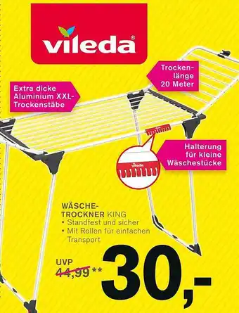 KODi Wäschetrockner king vileda Angebot