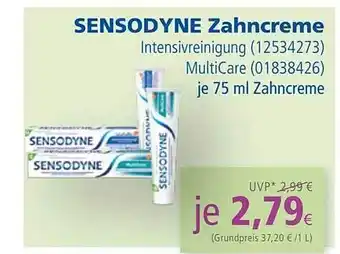 Apotal Sensodyne zahncreme Angebot