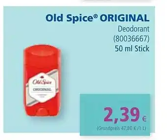 Apotal Old spice original deodorant Angebot