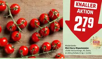 REWE Mini Cherry Rispentomaten 200g Angebot