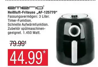 Marktkauf Emerio heißluft-fritteuse af-125770 Angebot