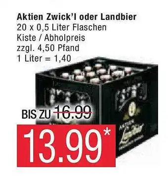 Marktkauf Aktien zwick'l oder landbier Angebot