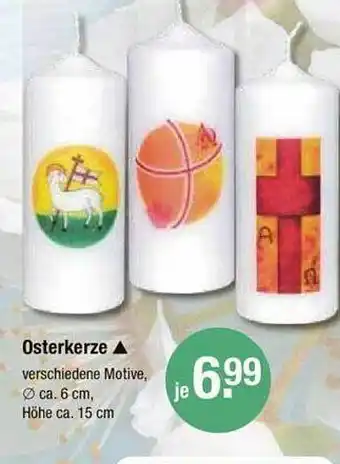 V Markt Osterkerze Angebot