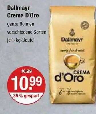 V Markt Dallmayr crema d'oro Angebot