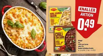REWE Maggi fix chili con carne oder fix nudel-schinken gratin Angebot