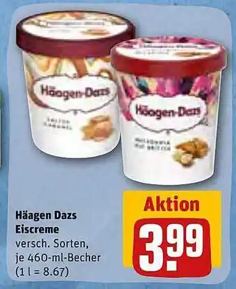 REWE Häagen dazs eiscreme Angebot