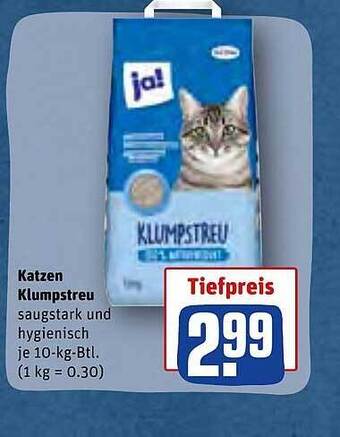 REWE Katzen klumpstreu Angebot