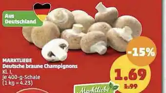 PENNY Marktliebe deutsche braune champignons Angebot