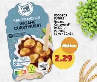 PENNY Food for future vegane currywurst Angebot