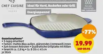 PENNY Chef cuisine gusseisenpfanne Angebot