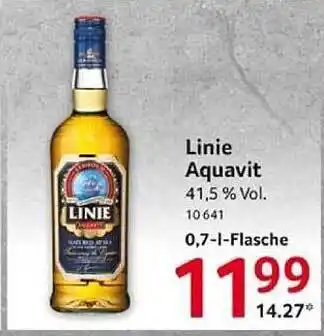 Selgros Linie aquavit Angebot