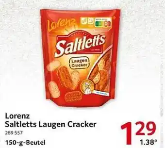 Selgros Lorenz saltletts laugen cracker Angebot