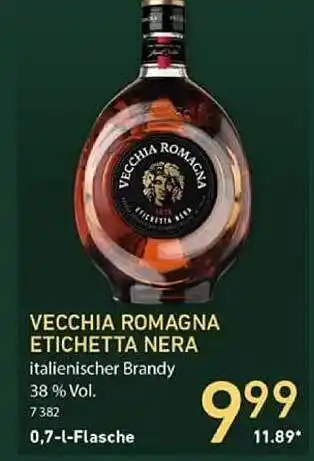 Selgros Vecchia romagna etichetta nera Angebot