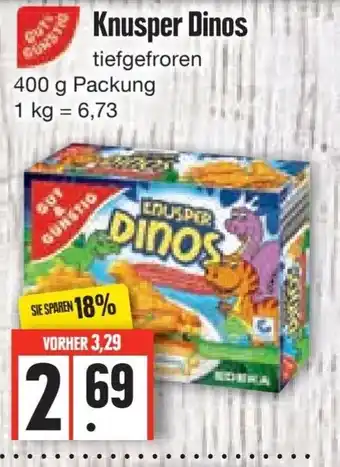 Edeka Frischemarkt Knusper Dinos 400g Angebot