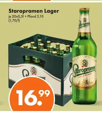 Trink und Spare Staropramen Lager 20*500ml Angebot