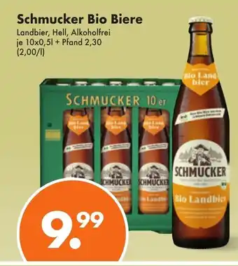 Trink und Spare Schmucker Bio Biere 10*500ml Angebot