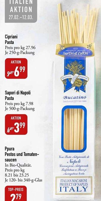 Galeria Markthalle Sapori di Napoli Pasta 500g Angebot