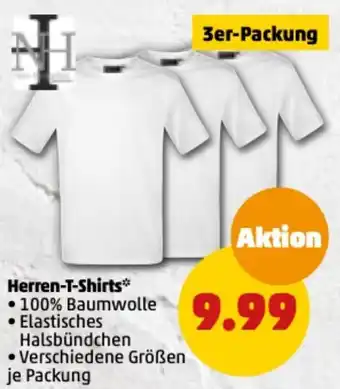 PENNY Herren T-Shirts 3er Packung Angebot