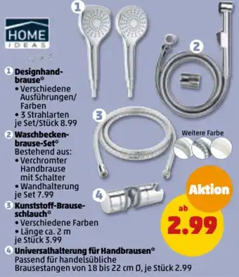 PENNY Home Ideas Living Designhandbrause oder Waschbeckenbrause Set Angebot