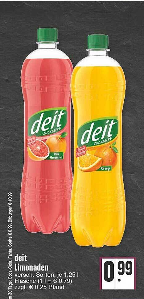 Deit limonaden Angebot bei Edeka