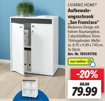 Lidl Livarno Home Aufbewahrungsschrank San Francisco Angebot