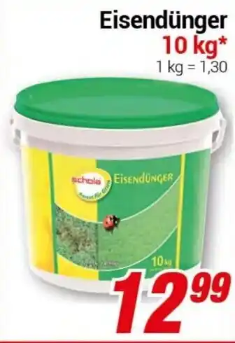 CENTERSHOP Schola Eisendünger 10 kg Angebot