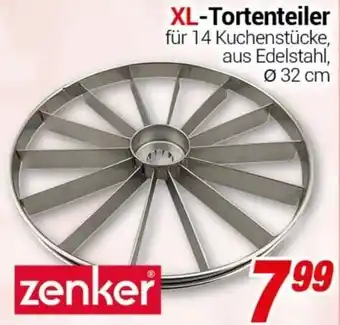 CENTERSHOP Zenker XL-Tortenteiler Angebot