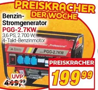 CENTERSHOP Benzin Stromgenerator PGG-2.7KW Angebot