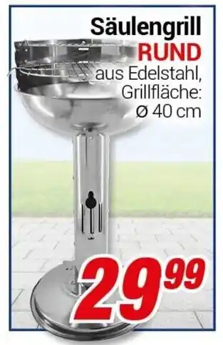 CENTERSHOP Rund Säulengrill Angebot