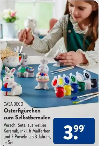 Aldi Süd Casa Deco Osterfigürchen zum Selbstbemalen Angebot