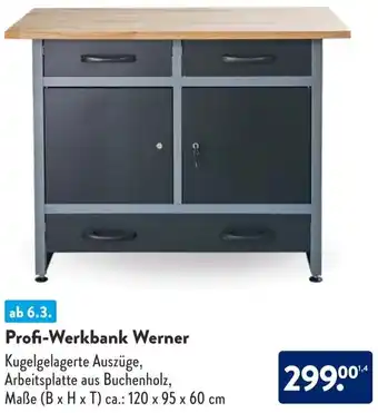 Aldi Süd Profi Werkbank Werner Angebot