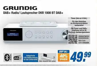 Expert Bening Grundig dab+ radio oder lautsprecher dkr 1000 bt dab+ Angebot