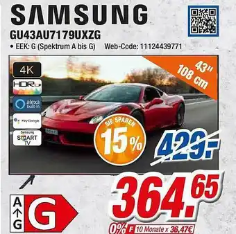 Expert Klein Samsung gu46au7179uxzg Angebot