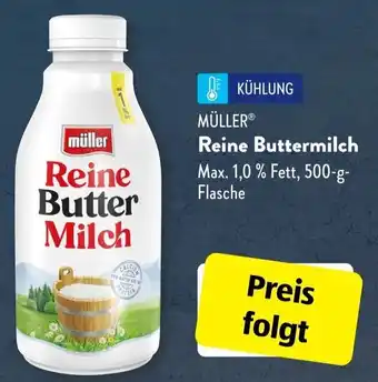 Aldi Süd Müller Reine Buttermilch 500 g Flasche Angebot