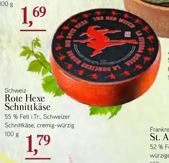 Dornseifer Schweiz Rote Hexe Schnittkäse 100g Angebot