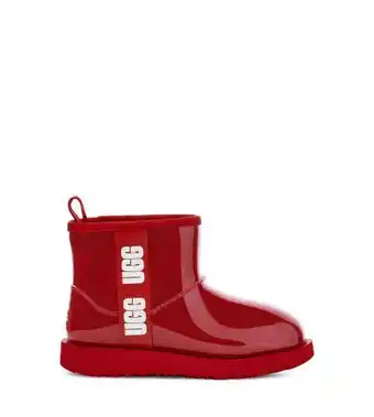 UGG Ugg er classic clear mini für damen in red, größe 36, faux fur Angebot