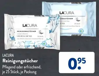 Aldi Süd Lacura Reinigungstücher 25 Stück Angebot