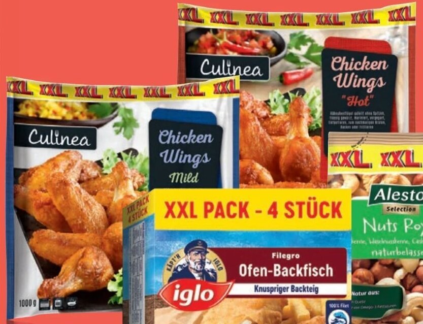 Culinea Chicken Wings XXL 1 kg Angebot bei Lidl