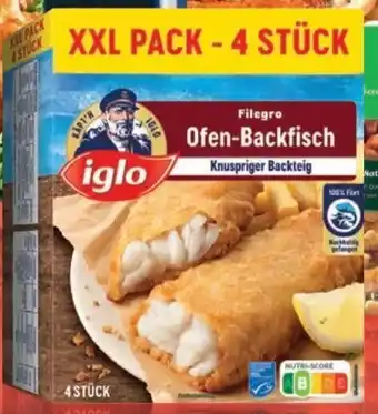 Lidl Iglo Filegro Ofen Backfisch XXL 480 g Angebot