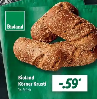 Lidl Bioland Körner Krusti Angebot