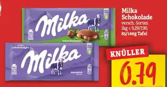 NP Discount Milka Schokolade 85-100g Angebot